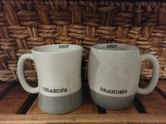 Best Grandma & Grandpa Mug Set