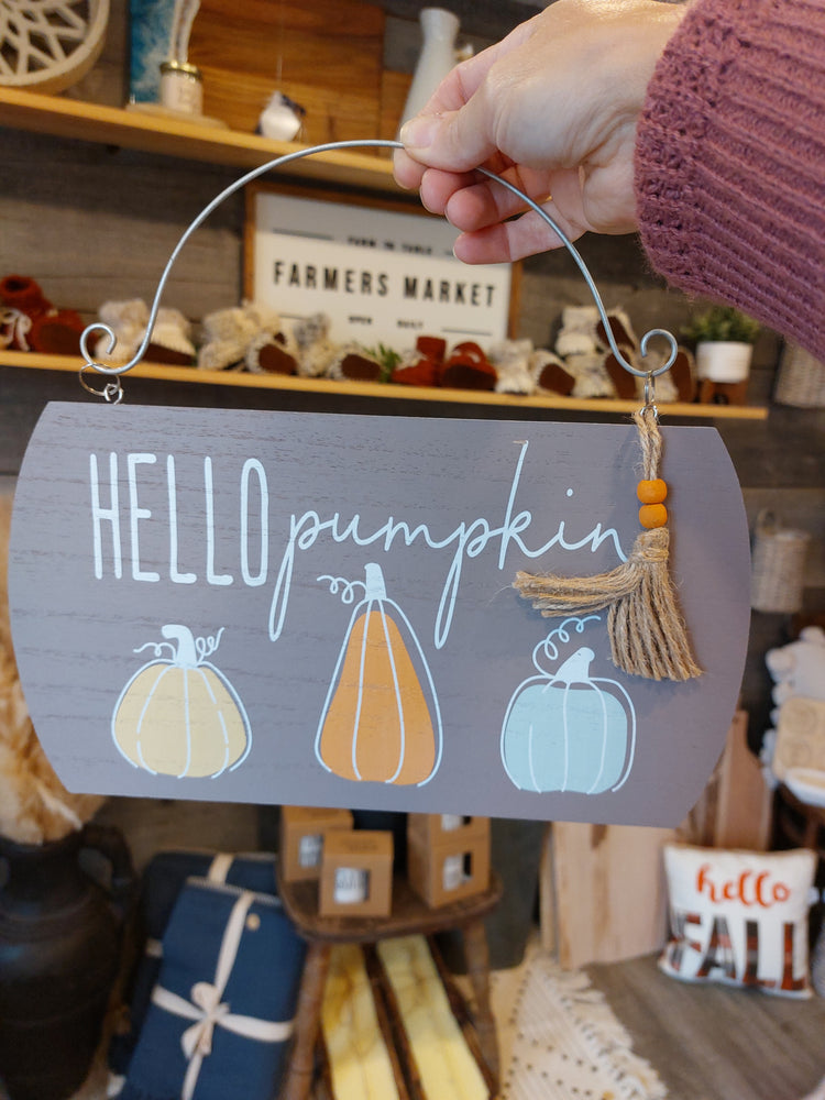 Hello Pumpkin Sign *SALE 50% OFF*