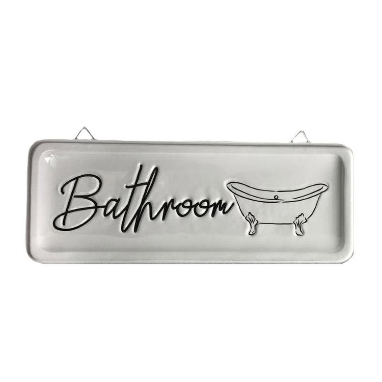 BATHROOM TUB SIGN