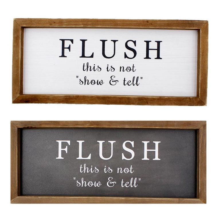 Flush Sign