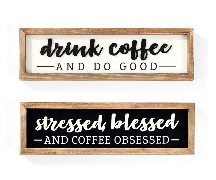 FRAMED COFFEE SIGNS
