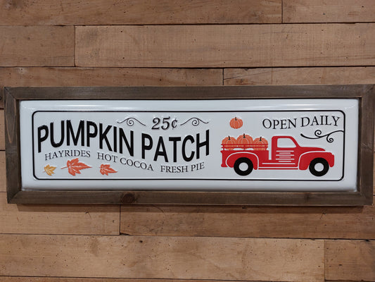 Pumpkin Patch Wall Plaque *SALE 50% OFF*