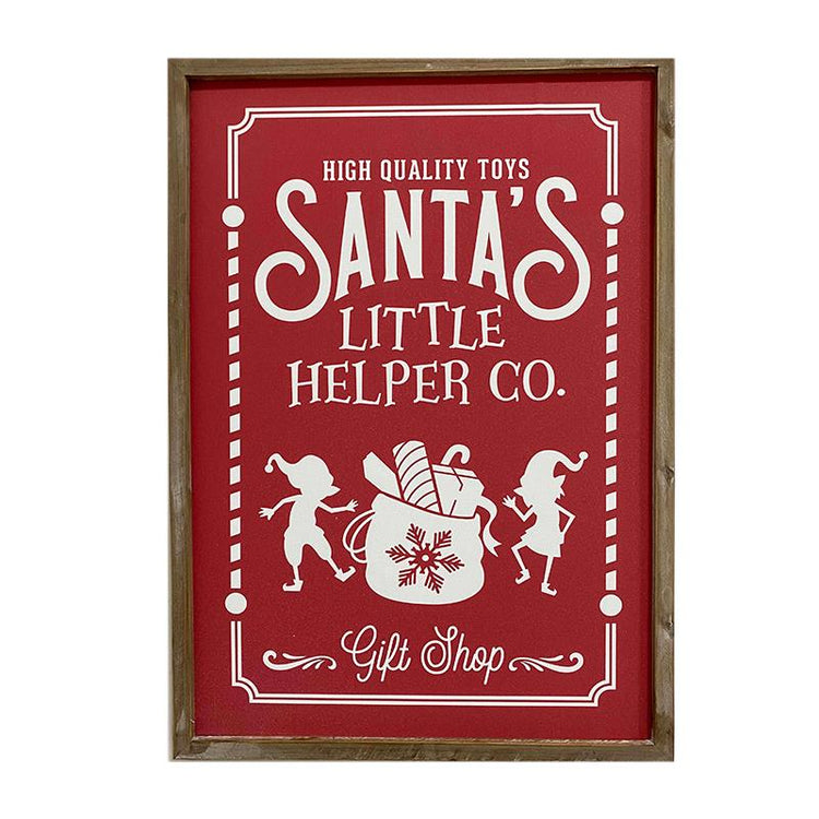 Santa's Helper Sign