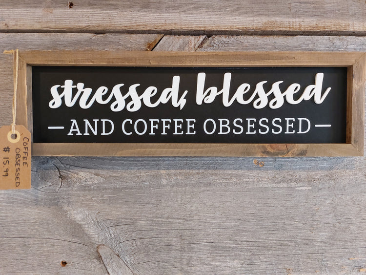 FRAMED COFFEE SIGNS